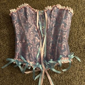 Pink and Purple Corset